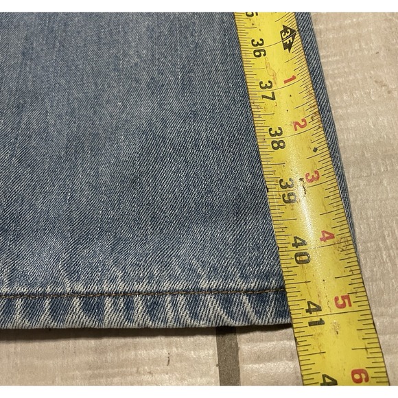Levi's 505 Regular Fit Jeans sz 38x32 (34x30) - Picture 3 of 9
